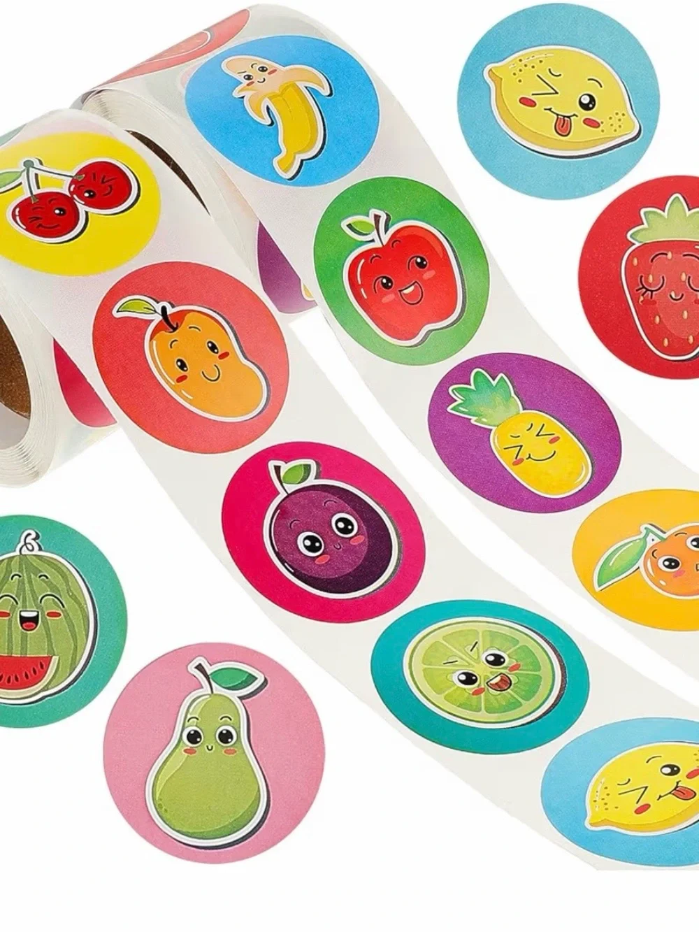 Large bundle farm animal, camping, fruit, vegetable, & candy stickers for crafts